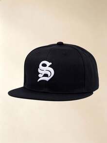 1 buah Topi Baseball Bertepi Datar dengan Bordir Huruf, Desain yang Dapat Diatur, Topi Pelindung Matahari Cocok untuk Mendaki Gunung, Perjalanan, dan Aktivitas Luar Ruangan - beraneka warna - View 8