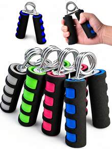 Grip Strength Trainer Wrist Developer Resistance Grip Trainer Portable A-Type Hand Grip Strengthener Forearm Exerciser Soft Foam Hand Exerciser For Men Women Sports Home Workout Exercise Equipment Weight Loss Yoga Gym Essential Accessories - Multicolor - View 2