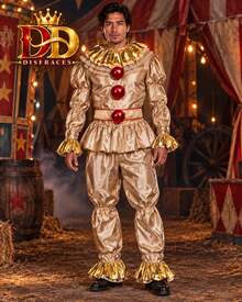 Men Cosplay Clothing - Camel - View 1
