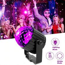 1pc/2pcs UV Black Light, LED Black Light, Sound-Activated Disco Flashing Light Strip With Remote Control, DJ Party Light, Suitable For Halloween, Christmas, Birthday, Fluorescent Posters, Body Painting, Aquarium And Home Decor - Ring Pattern - View 5
