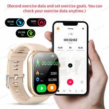 AZRTL 2.01 Inch Screen Smartwatch, Multiple Sports Modes, Wireless Connection, Remote Control Camera, Suitable For Outdoor Sports, Home Life, Daily Commute, Unisex, Holiday Gift/Birthday Gift, Supports Android And Apple Systems - View 8