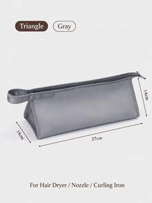 Portable Hair Dryer Storage Bag With Wrist Strap, Travel Hair Tool Zipper Pouch, Lightweight Toiletry Bag, Suitable For Curling Iron, Hair Straightener, Daily Travel Essentials - Multicolor - View 15