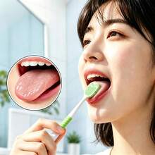 Portable Tongue Cleaner Tool Set, Soft Rubber Tongue Scraper + Stainless Steel U-Shaped Tongue Scraper + Plastic Tongue Scraper, Non-Slip Handle Design, Washable, Reusable, Home Oral Care Tools - Multicolor - View 2
