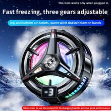 RGB Phone Cooler - Portable RGB Phone Cooling Fan | Magnetic Phone Cooler With Larger Cooling Area, Suitable For Phones/Tablets/IPads, Lightweight And Portable - Multicolor - View 3