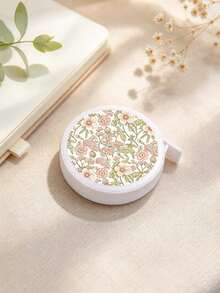 Retro Sewing Machine Pattern Retractable Measuring Tape, Mini Portable Soft Leather Measuring Tape, Suitable For Home, Tailoring, Sewing, Office, And Study. - Multicolor - View 3