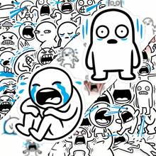 50/100pcs Minimalist FigureMeme Mood Stickers, Simple Black & White ...