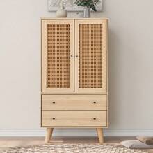 Dining Room Living Room Sideboard Dresser Standing Cabinet Storage Sideboard TV Table With And Drawers Sideboard With Large Storage Space Width 60cm - Oak + Particle Board - View 5