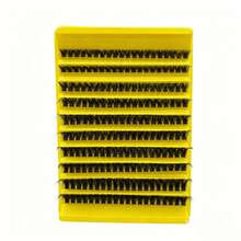 OBOVAY 200pcs D Curl DIY Cluster False Eyelashes, Ultra Dense Long Cluster Lashes, Curly Single Lashes, Slender Lashes, Cartoon Style Lashes, Suitable For Home Beginners, Dense Brown False Eyelashes - Multicolor - View 8