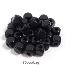 30pcs/Pack Manik-Manik Persegi Warna Krem Permen 12mm, Gantungan Kunci Lucu, Rantai Ponsel, Kalung, Gelang, Bahan Kerajinan Tangan DIY - manik-manik persegi - View 13