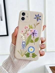50pcs Plant Pressing Stickers Self-Adhesive PET Decorative Stickers For Journaling, Scrapbooking & DIY Crafts - one-size - View 5