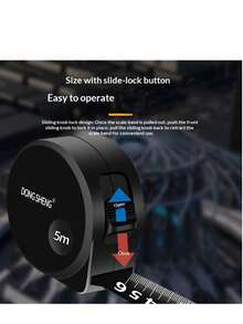 1pc 3m/5m/7.5m/10m Black Gold Steel Tape Measure, High Precision Retractable Measuring Ruler, Clear Scale Wear-Resistant Tape For Woodworking Home Measurement - New - Thickened, Hardened, Wear-resistant, Drop-resistant Tape Measure - View 3