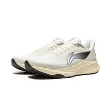 LI-NING RED HARE 9 男款輕量透氣跑步鞋，泡沫中底速度訓練日常穿著運動鞋 ARPW003 ARPW023 - 香檳白 - 查看 1