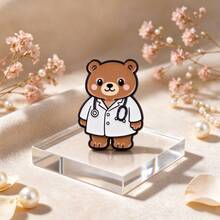 Kawaii Cartoon Animal Doctor Brooch Set, Metal Animal Enamel Lapel Pins, Cute Medical Badges For Clothing Backpack Decor, Lovely Gift For Nurse Doctor - Multicolor - View 9