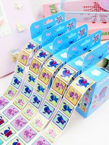 Stitch Set Stiker Kerajinan Tangan Anak-Anak, Stiker Dekoratif Modis, Cocok untuk Gelas Minum, Skateboard, Casing Ponsel, Dekorasi Pesta Meja Kantor - MultiWarna - View 4