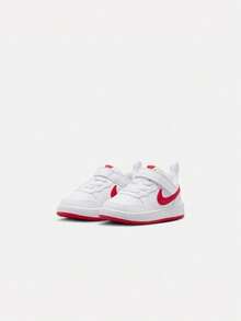 Nike Infant COURT BOROUGH LOW RECRAFT (TD) Casual Shoes Low-Top DV5458-143 - Red and White - View 3