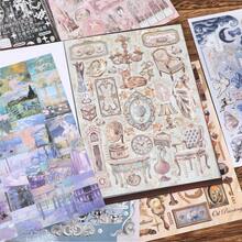 27 Sheets/Book Sticker Set White Ash Prelude Series Fantasy Theme Material Stickers, Notebook Planner Stationery Water Bottle Decoration Stickers, DIY Holiday Birthday Gift - one-size - View 2