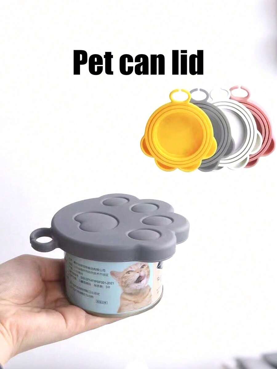 1Piece Pet Can Lid, Universal Food Seal For Cats And Dogs, Multi-Functional Fresh-Keeping Cap, Pet Supplies