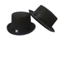 1/2pcs Black Magician Top Hat, Party Prop, Magic Hat For Performance - A - View 2