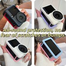 Action6 Protective Case PC Hard Shell TPU Sleeve Sports Camera Protective Cover Cute Color Block Design - View 2