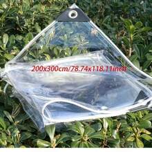 Heavy Duty Tear-Resistant Transparent Waterproof PVC Vinyl Tarp Cover, Winter Snow Protection, With Grommets, Suitable For Patio Accessories, Outdoor Camping Tents, Plant Greenhouse - A - View 13