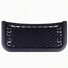 5/3/2/1pc Car Storage Mesh Bag, Durable Hanging Mesh Organizer For Vehicle Luggage And Back Seat, Universal Cargo Net With Elastic Edge, Fits Groceries, Tools, Phone, Multi-Functional Car Travel Essential - Black - View 12