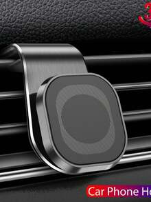 1pc Magnetic Phone Holder Car Air Vent Magnetic Mount Car Navigation Magnetic Clip Holder - A - View 6