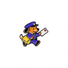 Cute Cartoon Occupation Animal Enamel Pins, Dog Firefighter Police Cat Crocodile Hippo Brooch Badge For Backpack Jacket Hat, Lovely Gift For Friends - Multicolor - View 15