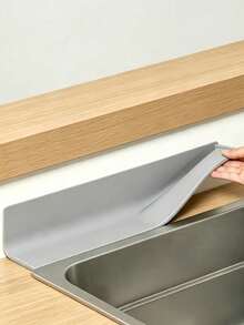 Silicone Kitchen Sink Splash Guard, Narrow Edge Extended Drainage Mat, Countertop Storage Mat, Bar Anti-Slip Mat, Bathroom Decor Bathroom Accessories, Halloween Decoration, Back To School Home Decor, Room Decoration - A - View 10