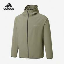 Adidas/Adidas Official Authentic Solid Color Hooded Zip-Up Long Sleeve Jacket Men's Jacket Outerwear KQ5305 - Earth Brown - View 6