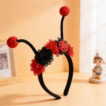 1pc Yellow/Red Insect Antenna Headband, Ladybug & Bee Design Cute Party Performance Headpiece, Perfect For Parties, Festivals, Cosplay, Outdoor Photoshoots - Insect Headband - View 7