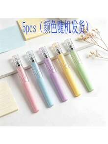 Macaron Color Mini Pocket Retractable Neutral Pen, Portable Smooth Writing Student Stationery, Suitable For School And Party Gifts - Multiple Styles - View 8