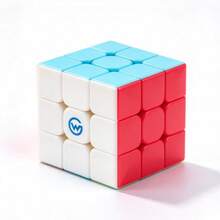 Mirror Reflective Speed Cube 2x2x2 3x3x3 4x4x4 5x5x5 Pyramid Phantom Stickerless Cube, 3D Puzzle Cube, Personalized Shiny Cube Puzzle Children's Gift - Multicolor - View 9