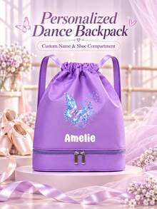 1pc Personalized Swimming Bag, Dry-Wet Separation Gym Bag, Waterproof ...