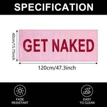 GetNaked Bath Mat Long Runner Bathroom Floor Mat Printed Carpet Cute Bathroom Rug Doormat Faux Cashmere Printed Carpet Area Decor Rug Soft Fluffy Printed Carpet, Bath Mat, Bathroom Decor, Bathroom Rug, Doormat, Home Floor Mat, Cute Style Carpet Non-Slip Absorbent Pink Funny Bathroom Decor Suitable For Apartment Bathtub Shower Room Machine Washable - Pink - View 16