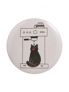 Cute Meme Animal Button Pins, Funny Cat Dog Rabbit Brooch Badge Set, Round Lapel Pin For Backpack Clothing Decor, Cartoon Animal Meme Badges Gift - Multicolor - View 16