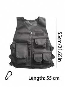 Adjustable Sports Vest With Multi-Function Pockets Lightweight Vest For Men Women Outdoor Training Vest For Exploration Hiking Climbing And Cosplay Events Exercise Equipment Home Hiking Running Camping Cosplay Gym Essentials Accessories - Multicolor - View 10