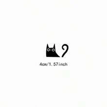 Miếng dán trang trí trứng Phục sinh hình mèo Kitty, nhãn dán nhỏ cho kính chắn gió ô tô, nhãn dán gương chiếu hậu có thể tháo rời, miếng dán kính chắn gió, miếng dán ẩn siêu nhỏ - CC - Xem 3