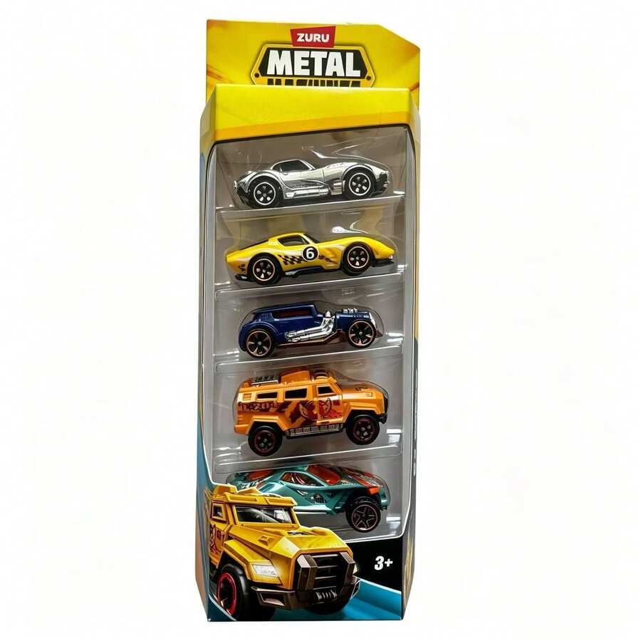 ZURU Metal Machines 5-Car Pack Series 2, Toy Vehicle (Random) - Multicolor - View 1