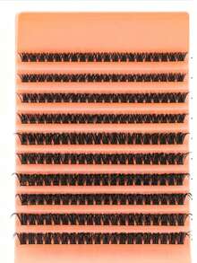 10 Rows DIY Self-Adhesive Eyelash Extensions D Curl Single Lashes, Suitable For Beginners, Reusable - Perfect For Daily Wear, Parties, Travel And Gifts - View 12