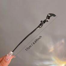 1pc/2pcs/4pcs Abstract Twisted Wave Hair Stick, Minimalist Decorative Hair Pin, Atmosphere Hair Accessory, Suitable For Daily Wear And Party, Random 1pc - 4 Pieces - View 4