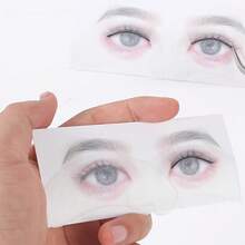 Eyelash Extension Practice Card - Realistic Double Eye Module, Suitable For Beginner Training, Eyelash Salon Demonstration And Practice Tool, Professional Eyelash Training Set: Realistic Double Eye Pad, Beginner Practice Card, Eyelash Salon Demonstration Tool, Valentine's Day Gift - Multicolor - View 5