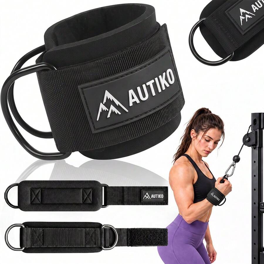 AUTIKO Wrist Straps For Cable Machines,Wrist Cuffs,Lateral Raises ...
