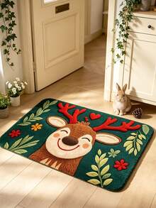 1 buah Karpet Mewah Dekorasi Natal Rusa Lucu, Karpet Dekorasi Hadiah Natal, Dekorasi Kamar Tidur, Karpet Kecil, Karpet, Dekorasi Rumah, Karpet Ruang Tamu, Karpet Kecil Ruang Tamu, Karpet Kamar Tidur, Dekorasi Rumah Ruang Tamu, Karpet Luar Ruangan, Karpet yang Dapat Dicuci - MultiWarna - View 2
