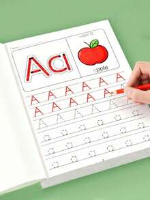 A-Z Letter Practice Books, Including Writing Practice, Reusable Handwriting Practice Books And Magic Practice Books, Suitable For Students, Stationery Learning Supplies, Ideal Gift For Back To School Season, Learning Rewards, Holiday Or Birthday - Multicolor - View 3