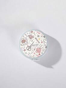 Vintage Floral Print Retractable Tape Measure, Sewing Tool, Warm Handmade Tool Retractable Tape Measure, Mini Portable Soft Leather Tape Measure, Measuring Length 150cm/60in, Suitable For Home, Tailoring, Sewing, Office, Family And Learning - Multicolor - View 10