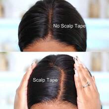Silicone Fake Scalp Tape For Wig Surface Refinement, Lace Wig Grid & Knot Concealing Tape Eraser, Smooth Finish & Easy To Use (Natural) - 2PC - View 7