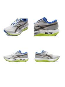 Asics Giày chạy bộ nam & nữ 5 CP Racing Training thoáng khí 1013A191-100 - trắng đục - Xem 11