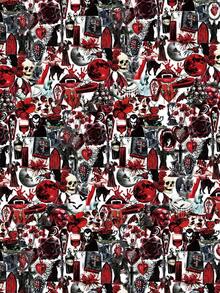 SCXXBSW 50pcs Dark Vampire Stickers, Cute Cartoon Stcikers For DIY Purposes Such As Skateboarding Mobile Phones - C - View 1