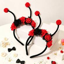 1pc Yellow/Red Insect Antenna Headband, Ladybug & Bee Design Cute Party Performance Headpiece, Perfect For Parties, Festivals, Cosplay, Outdoor Photoshoots - Insect Headband - View 4