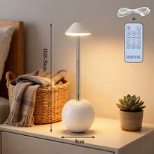 1PC LED Rechargeable Night Light Bedroom Lighting Table Lamp Creative Decor Remote Control Bedside Atmosphere Light - Roly-poly Table Lamp - View 11
